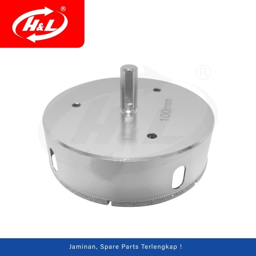 [EZM.8600818] HL Mata Bor Kaca / Hole Saw Kaca 74 - 100mm
