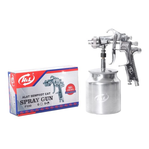 [EZM.8600856] HL Spray Gun F100S H&L + Tabung Bawah