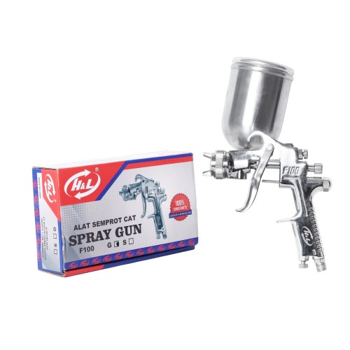 [EZM.8600857] HL Spray Gun F100G H&L + Tabung Atas