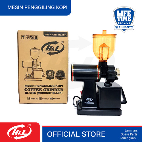 [EZM.8600877] HL Electric Coffee Grinder HL 600N / Mesin Giling Kopi Warna Hitam