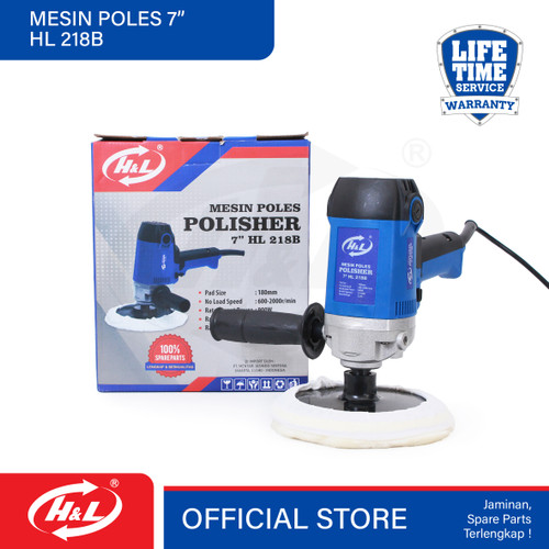 [EZM.8600888] HL Mesin Poles 7" / Polisher 7" HL218B