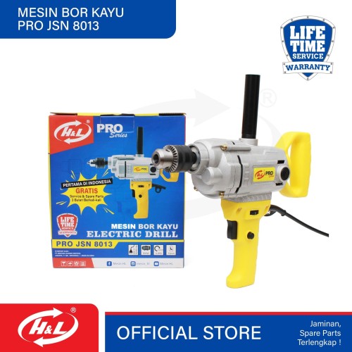 [EZM.8600914] HL Mesin Bor Kayu 13mm / Electric Drill PRO JSN 8013