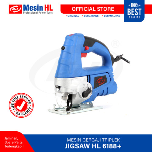 [EZM.8600918] HL Mesin Potong Triplek / Jigsaw HL 6188+ Laser