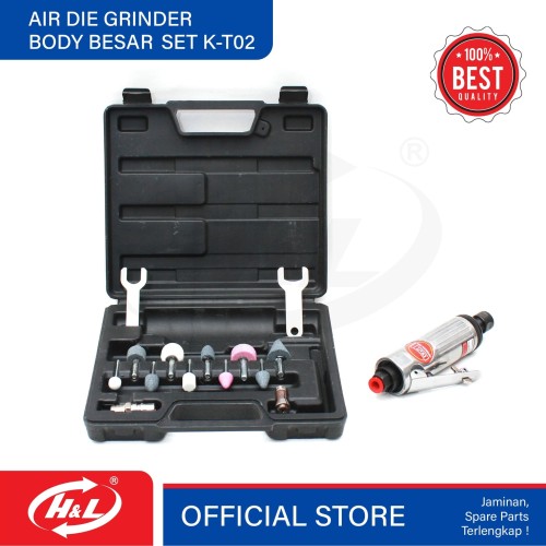 [EZM.8600949] HL Mesin Gerinda Angin Air Die Grinder Body Besar K-T02