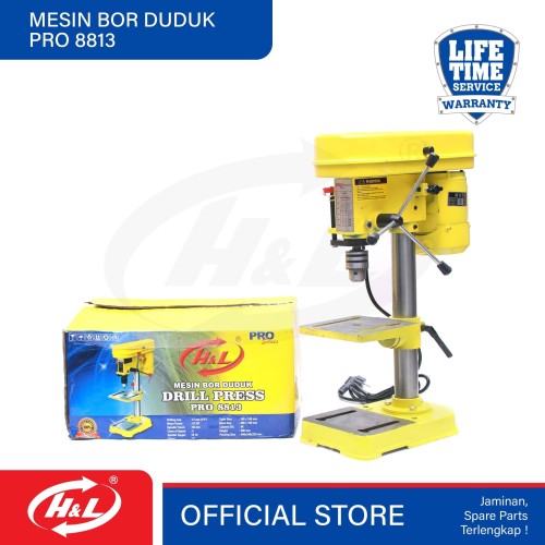 [EZM.8600960] HL Mesin Bor Duduk / Press Drill PRO 8813