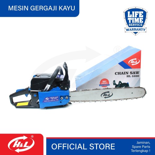 [EZM.8600994] Mesin Potong Kayu / Chain Saw HL 5200