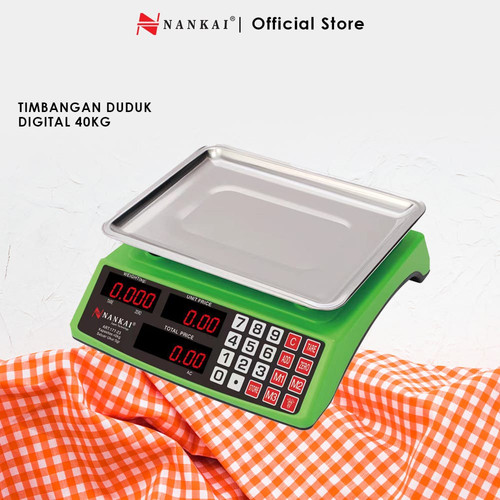 [EZM.8700026] Timbangan Duduk Digital 40KG ( Satuan 5gram ) Nankai