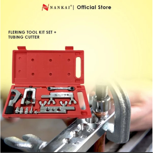 [EZM.8700080] Flering Tool Kit Set + Tubing Cutter Nankai