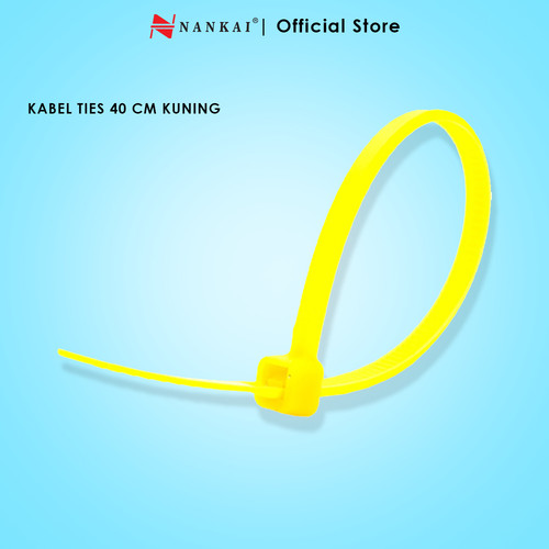 [EZM.8700103] Kabel Ties Kuning ukuran 40 cm - isi 100 pcs Nankai
