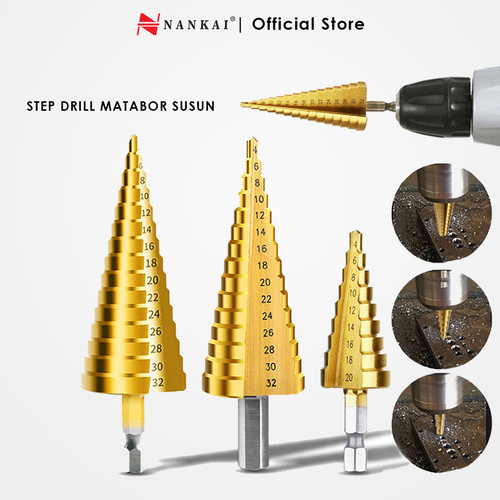 [EZM.8700230] Mata Bor Pagoda Set - HSS Set 3 Pcs Nankai