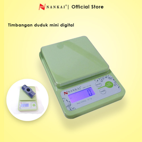 [EZM.8700249] Timbangan Duduk Mini Digital 5kg Nankai