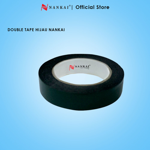 [EZM.8700297] Double Tape Foam Hijau 1"x5 m / Double Tape Busa Hijau 5 Meter Nankai