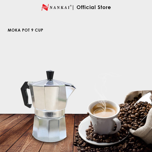 [EZM.8700318] Moka Pot 9 Cup / Espresso Coffee Maker 9 Cup Nankai
