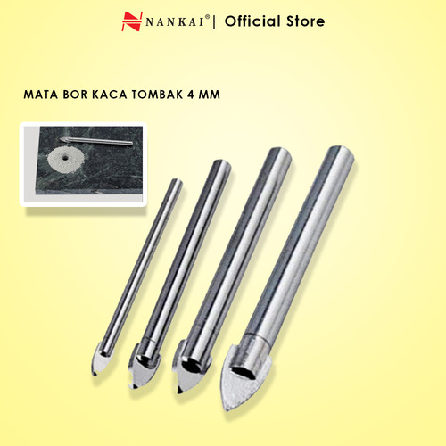 [EZM.8700366] Mata Bor Kaca Tombak Nankai 4mm