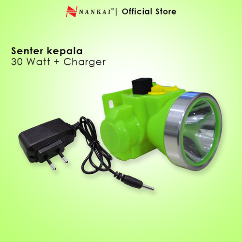 [EZM.8700374] Senter Kepala LED 30 Watt + Charger