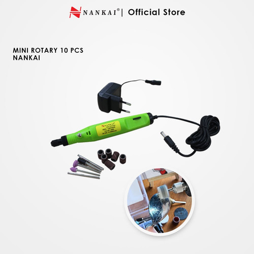 [EZM.8700428] Gerinda Bor Mini / Mini Die Grinder Rotary Tool (10 pc) Nankai