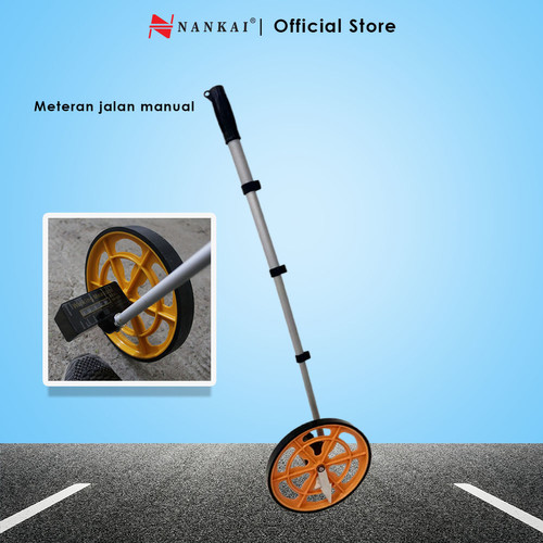 [EZM.8700436] Meteran Jalan Manual / Manual Measuring Wheel Nankai