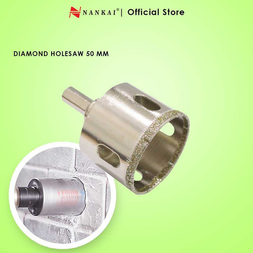 [EZM.8701309] Nankai Mata Bor Pembolong Kaca / Diamond Holesaw 50Mm