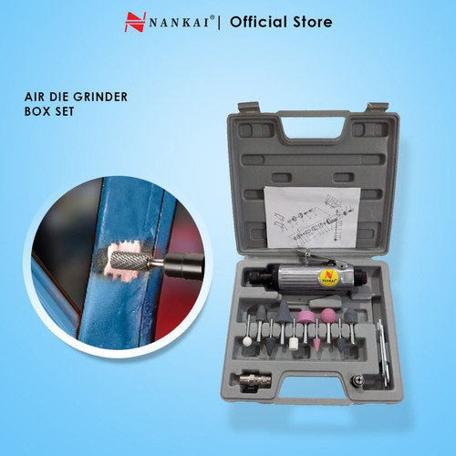 [EZM.8700560] Air Die Grinder / Gerinda Angin Set Nankai