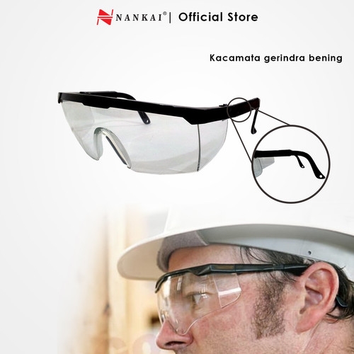 [EZM.8700570] Kacamata Safety Gerinda / Las Bening Nankai