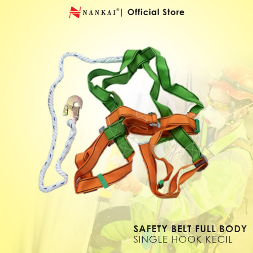 [EZM.8700614] Safety Harness / Sabuk Pengaman Full Body Single Hook Kecil Nankai