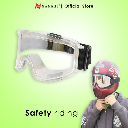 [EZM.8700627] Kacamata Safety Trial Bening Nankai