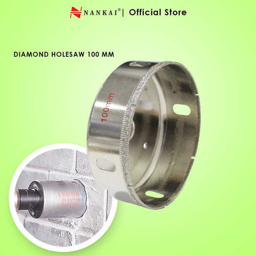 [EZM.8700664] Nankai Mata Bor Pembolong Kaca / Diamond Holesaw 100Mm