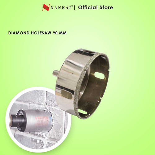 [EZM.8700666] Nankai Mata Bor Pembolong Kaca / Diamond Holesaw 90Mm
