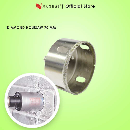 [EZM.8700670] Nankai Mata Bor Pembolong Kaca / Diamond Holesaw 70Mm