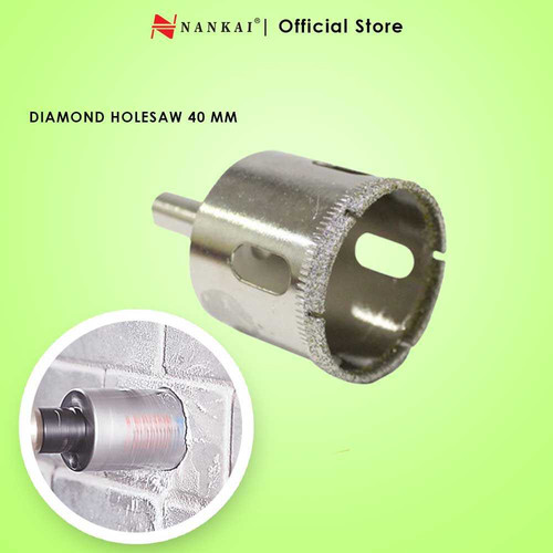 [EZM.8700676] Nankai Mata Bor Pembolong Kaca / Diamond Holesaw 40mm