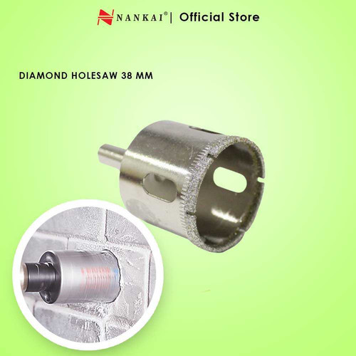 [EZM.8700677] Nankai Mata Bor Pembolong Kaca / Diamond Holesaw 38mm