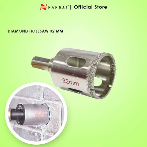 [EZM.8700678] Nankai Mata Bor Pembolong Kaca / Diamond Holesaw 32mm