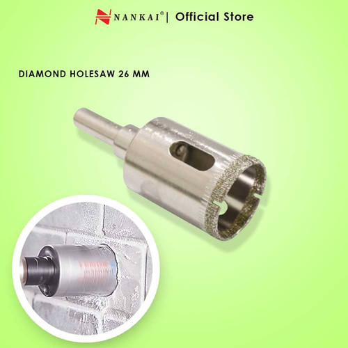 [EZM.8700680] Nankai Mata Bor Pembolong Kaca / Diamond Holesaw 26mm