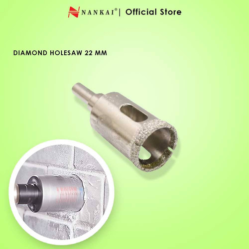 [EZM.8700682] Nankai Mata Bor Pembolong Kaca / Diamond Holesaw 22mm