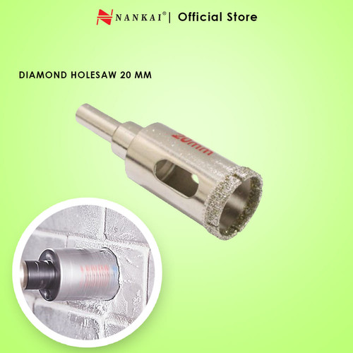 [EZM.8700683] Nankai Mata Bor Pembolong Kaca / Diamond Holesaw 20mm