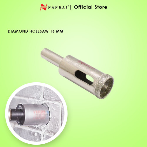 [EZM.8700685] Nankai Mata Bor Pembolong Kaca / Diamond Holesaw 16mm