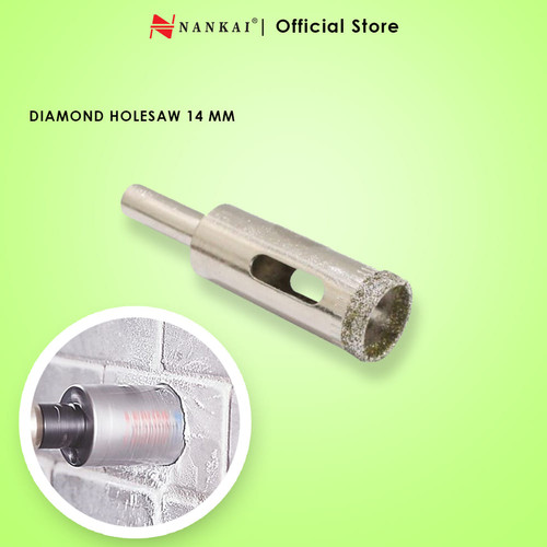 [EZM.8700686] Nankai Mata Bor Pembolong Kaca / Diamond Holesaw 14mm