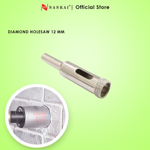 [EZM.8700687] Nankai Mata Bor Pembolong Kaca / Diamond Holesaw 12mm