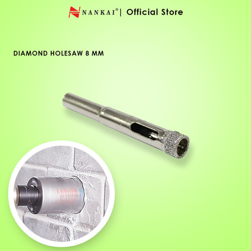 [EZM.8700689] Nankai Mata Bor Pembolong Kaca / Diamond Holesaw 8mm