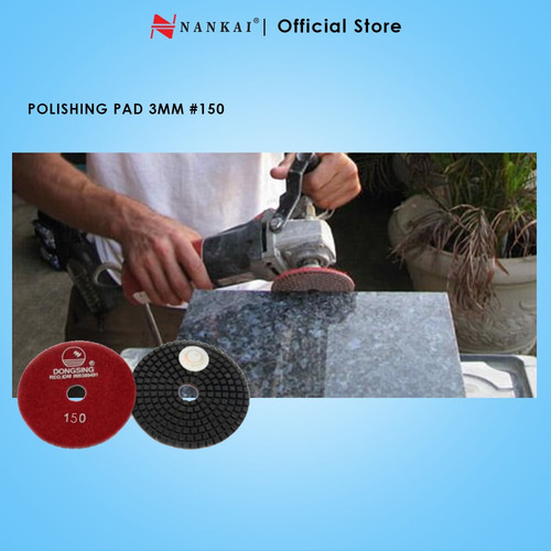 [EZM.8700744] Dongsing Alas Pembersih Lantai Polishing Pad 3 mm # 150