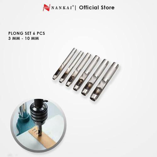[EZM.8700750] Nankai Pembolong Hollow Punch / Plong Set 6 Pc