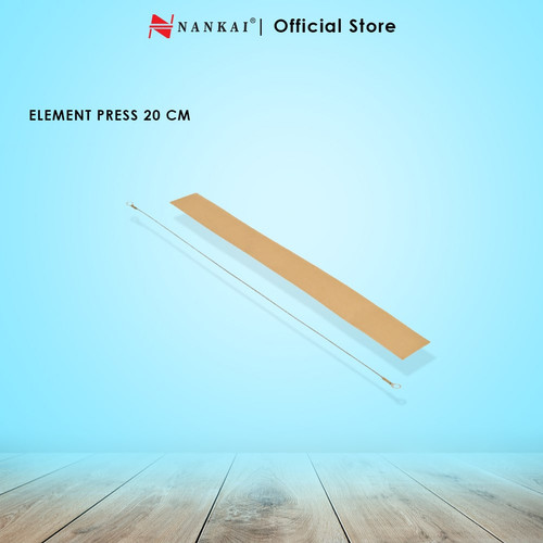 [EZM.8700782] Nankai Elemen Tatakan Pres Plastik 20 Cm (5 Pcs)