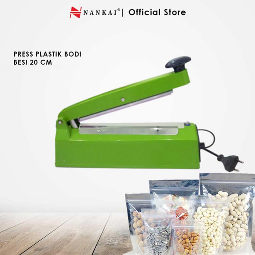 [EZM.8700783] Doobie Leopard Alat Press Plastik / Impulse Sealer Besi 20CM