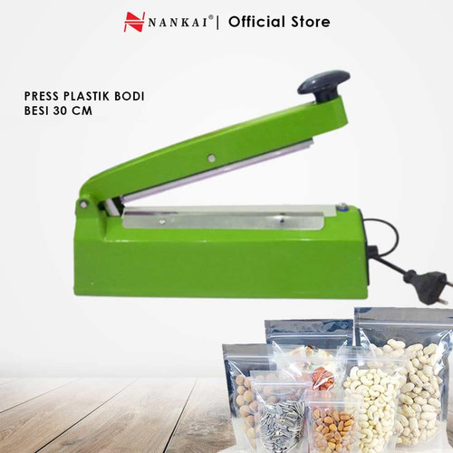 [EZM.8700784] Doobie Leopard Alat Press Plastik / Impulse Sealer Besi 30CM