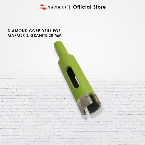 Nankai Diamond Core Drill 20mm / Mata Bor Batu Marmer Granite