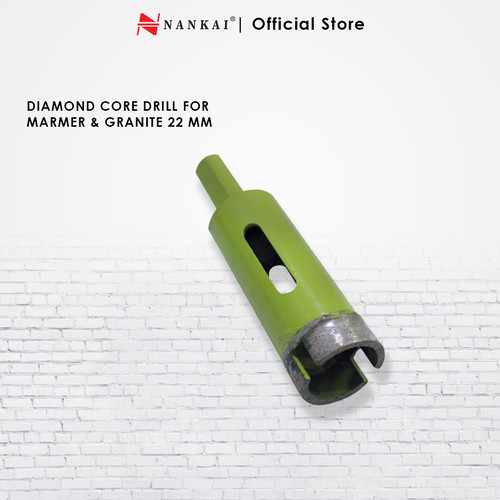 Nankai Diamond Core Drill 22mm / Mata Bor Batu Marmer Granite