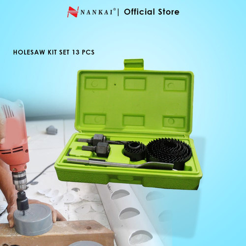 [EZM.8700820] Nankai Mata Bor Kayu / Hidroponik Holesaw Set 13 Pcs