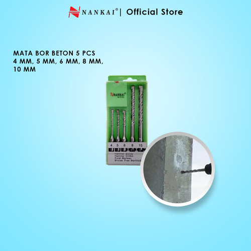 [EZM.8700821] Nankai Mata Bor Beton Set 5pc