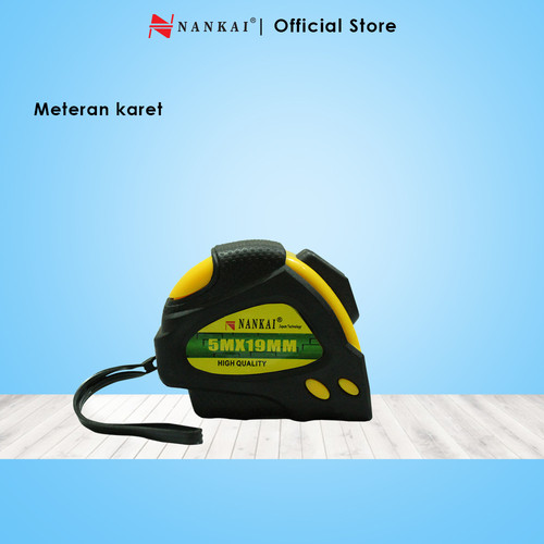 [EZM.8700930] Nankai Meteran Manual Karet 5m x 19mm