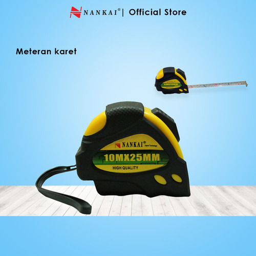 [EZM.8700931] Nankai Meteran Manual Karet 10m x 25mm